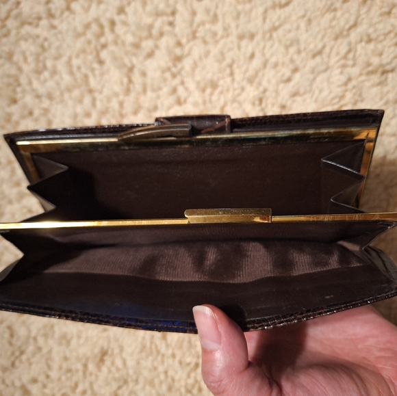 Vintage Alligator Long Wallet - Picture 5 of 5